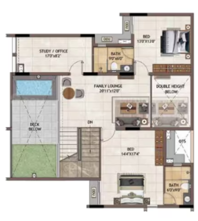 Upper Level Duplex Plan vivacity Floor Plan Upper Level Duplex Plan