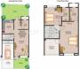 GK Associates Roseland Villa Floor Plan (2BHK+2T)