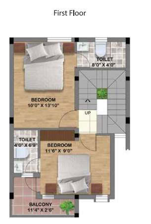 signature villas Floor Plan First Floor Plan