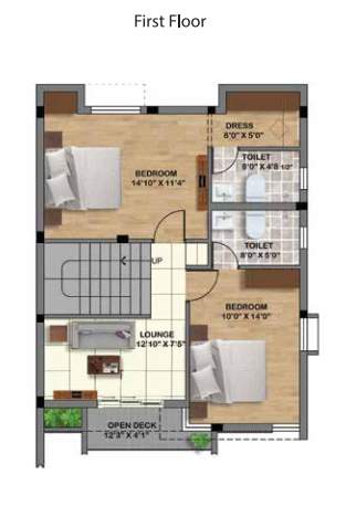 signature villas Floor Plan First Floor Plan
