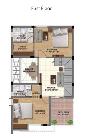 signature villas Floor Plan First Floor Plan