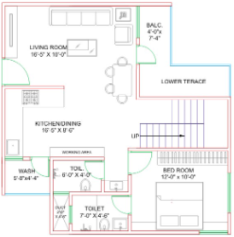  ashwamegh avenue Floor Plan Lower Level Duplex Plan