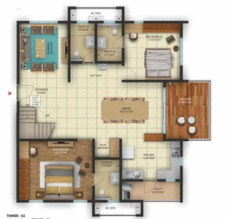  oriana Floor Plan Lower Level Duplex Plan
