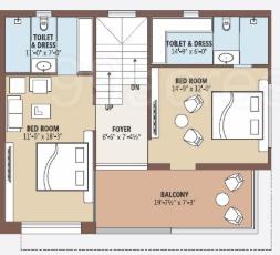  love-kush-villa Floor Plan First Floor Plan