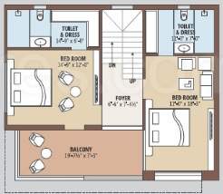  love kush villa Floor Plan First Floor Plan
