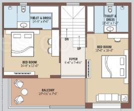  love kush villa Floor Plan First Floor Plan