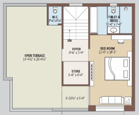 Second Floor Plan love kush villa Floor Plan Second Floor Plan