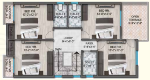 First Floor Plan nand nagari Floor Plan First Floor Plan