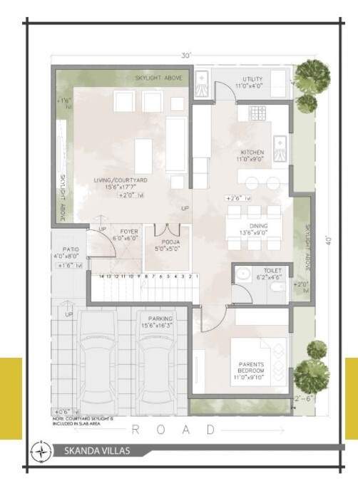  spirit of one Floor Plan Ground Floor Plan