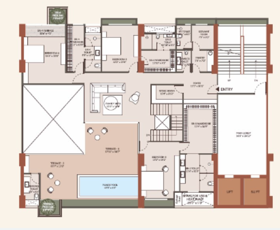 Upper Level Duplex Plan ikebana Floor Plan Upper Level Duplex Plan