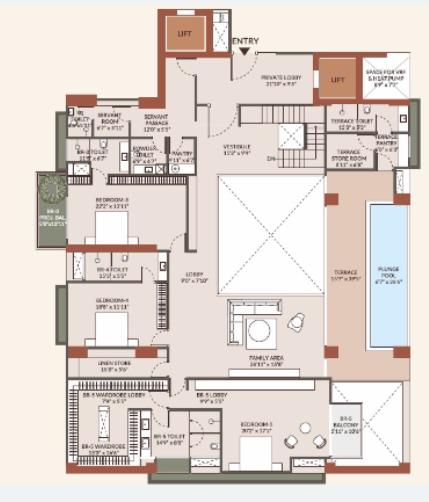  ikebana Floor Plan Upper Level Duplex Plan