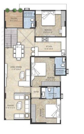  ozone Floor Plan Lower Level Duplex Plan