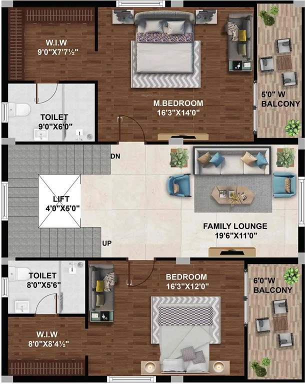  praveens eterno Floor Plan First Floor Plan