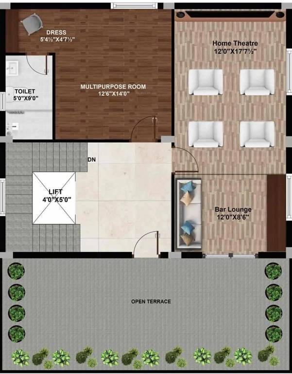 Second Floor Plan praveens eterno Floor Plan Second Floor Plan