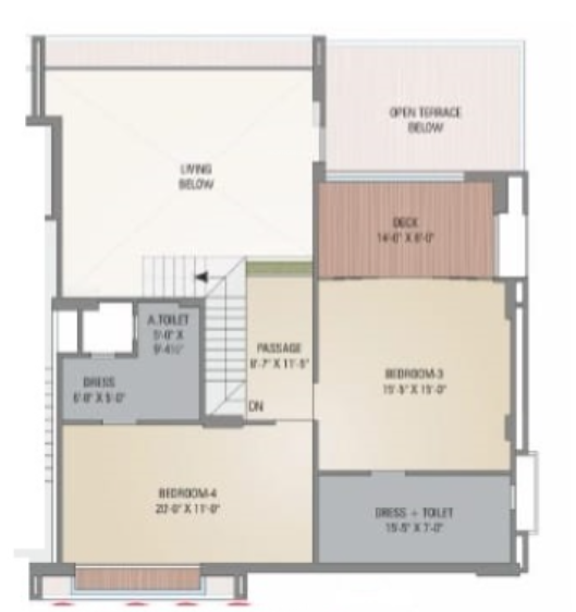 Upper Level Duplex Plan excellence Floor Plan Upper Level Duplex Plan