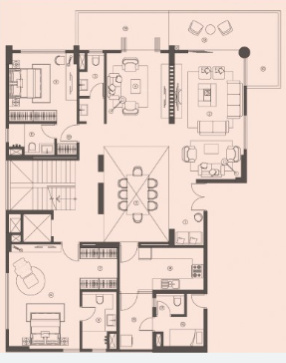  visaaya Floor Plan Lower Level Duplex Plan