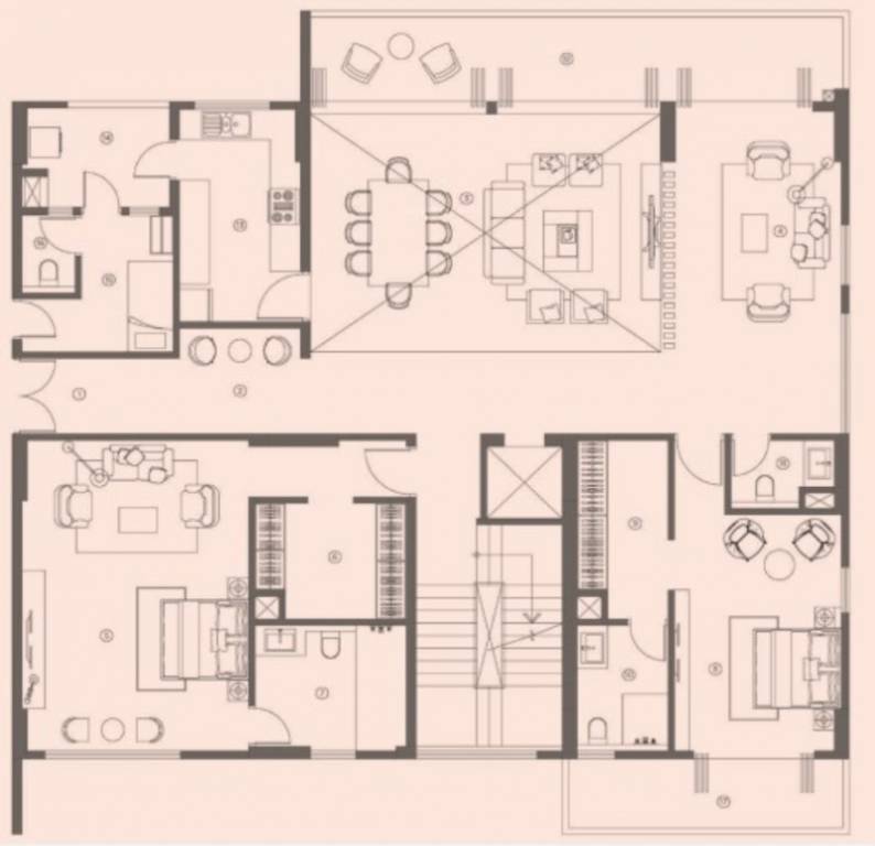  visaaya Floor Plan Lower Level Duplex Plan