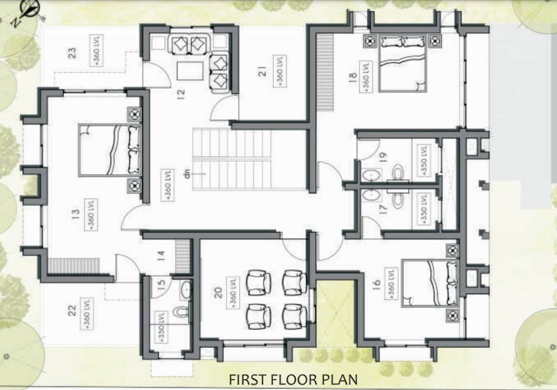  the mateo Floor Plan First Floor Plan