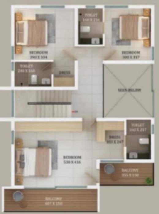  urban serenity villas Floor Plan First Floor Plan