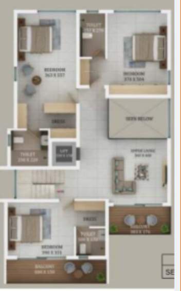  urban serenity villas Floor Plan First Floor Plan