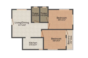  regent-saras-2-residency Floor Plan Floor Plan