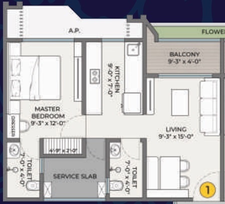 Floor Plan ramdev avighna sky Floor Plan Floor Plan