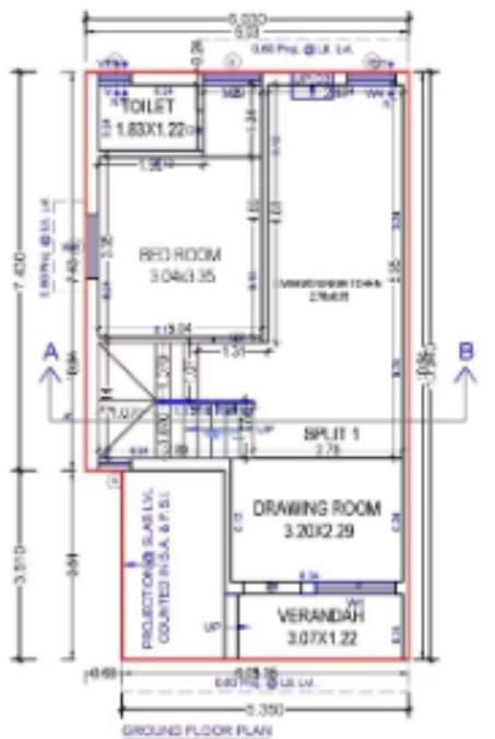  swara swabhagirath Floor Plan Ground Floor Plan