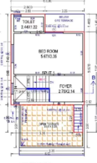  swara swabhagirath Floor Plan Second Floor Plan