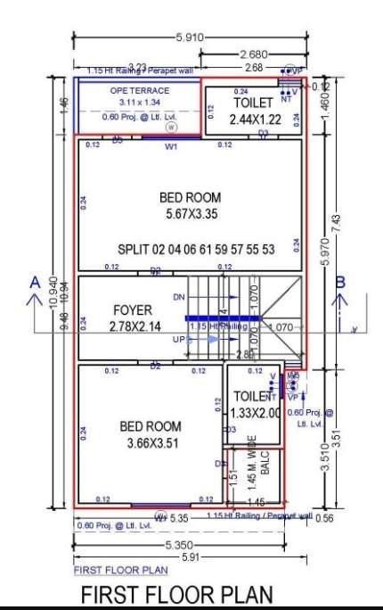  swara swabhagirath Floor Plan First Floor Plan