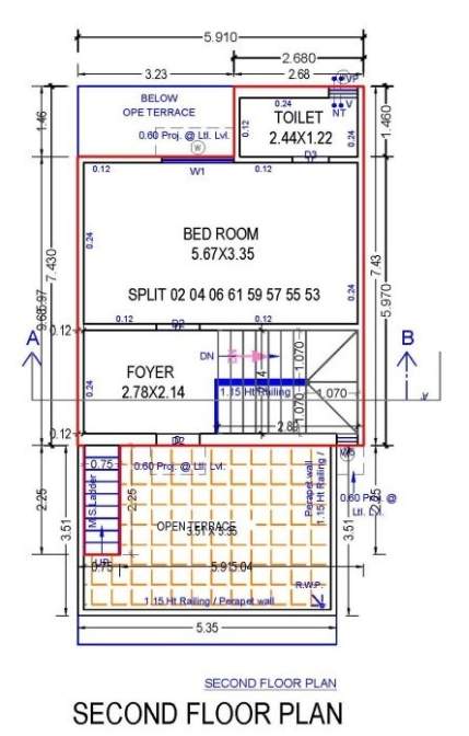  swara swabhagirath Floor Plan Second Floor Plan