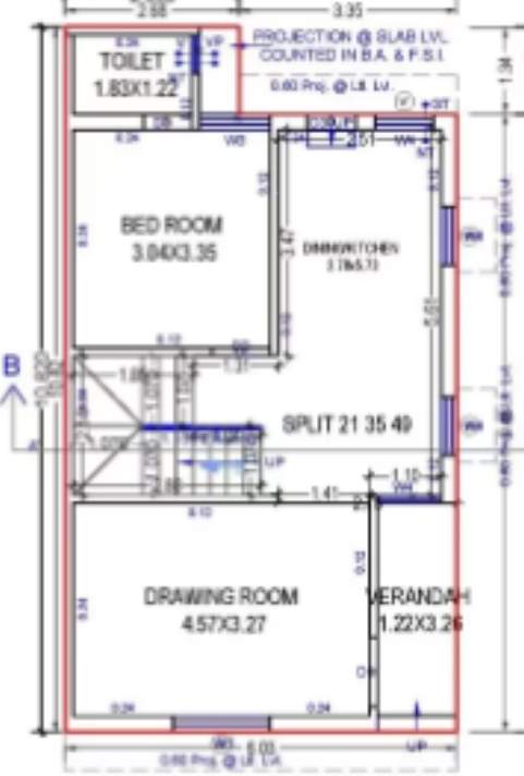  swara swabhagirath Floor Plan Ground Floor Plan