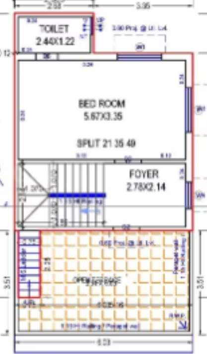  swara swabhagirath Floor Plan Second Floor Plan