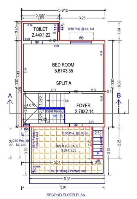  swara swabhagirath Floor Plan Second Floor Plan