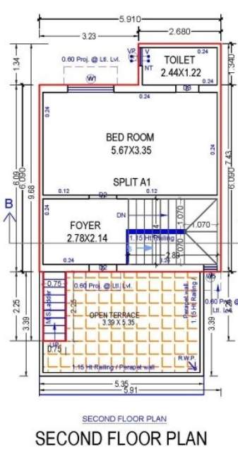  swara swabhagirath Floor Plan Second Floor Plan