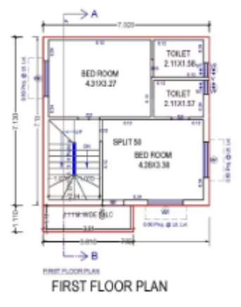  swara swabhagirath Floor Plan First Floor Plan