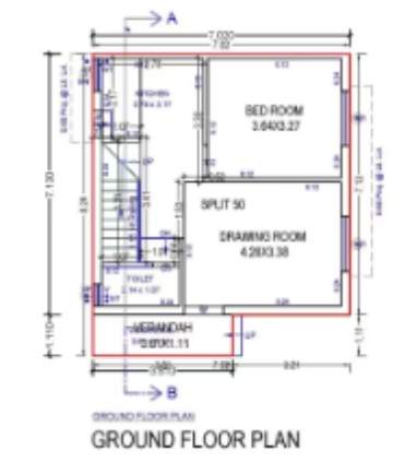  swara swabhagirath Floor Plan Ground Floor Plan
