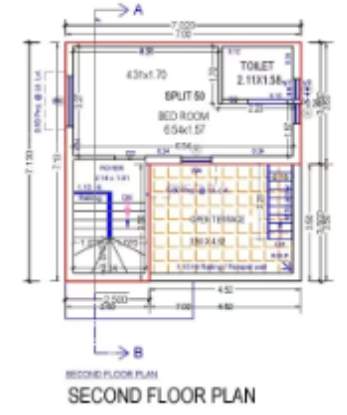  swara swabhagirath Floor Plan Second Floor Plan