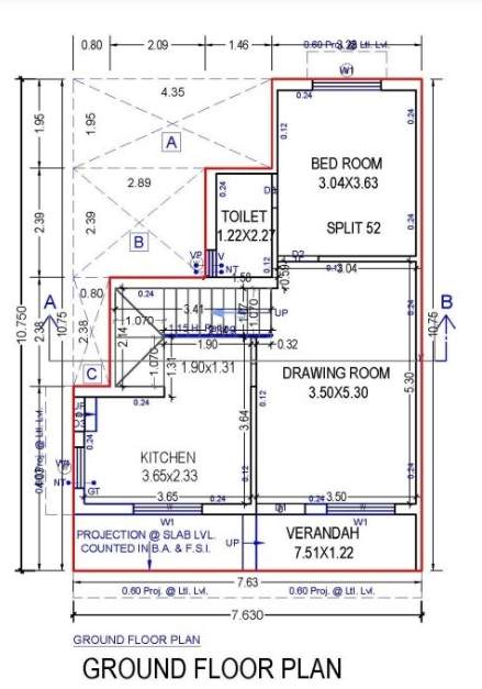  swara swabhagirath Floor Plan Ground Floor Plan