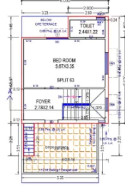  swara swabhagirath Floor Plan Second Floor Plan