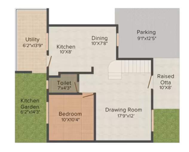  aamrapali residency Floor Plan Lower Level Duplex Plan