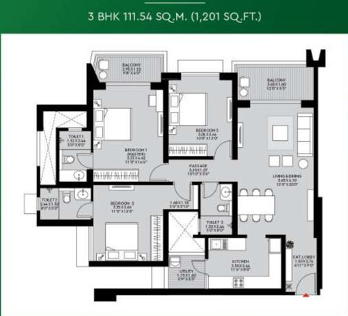  the-greenfront-at-godrej-park-world Floor Plan Floor Plan