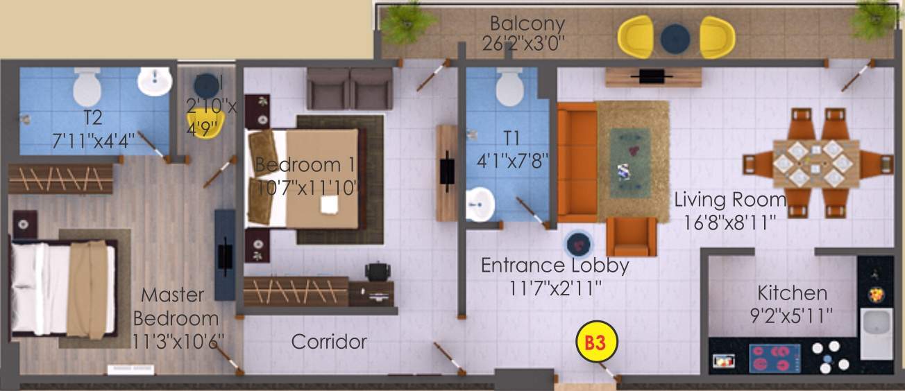  hh shyama enclave Floor Plan Floor Plan
