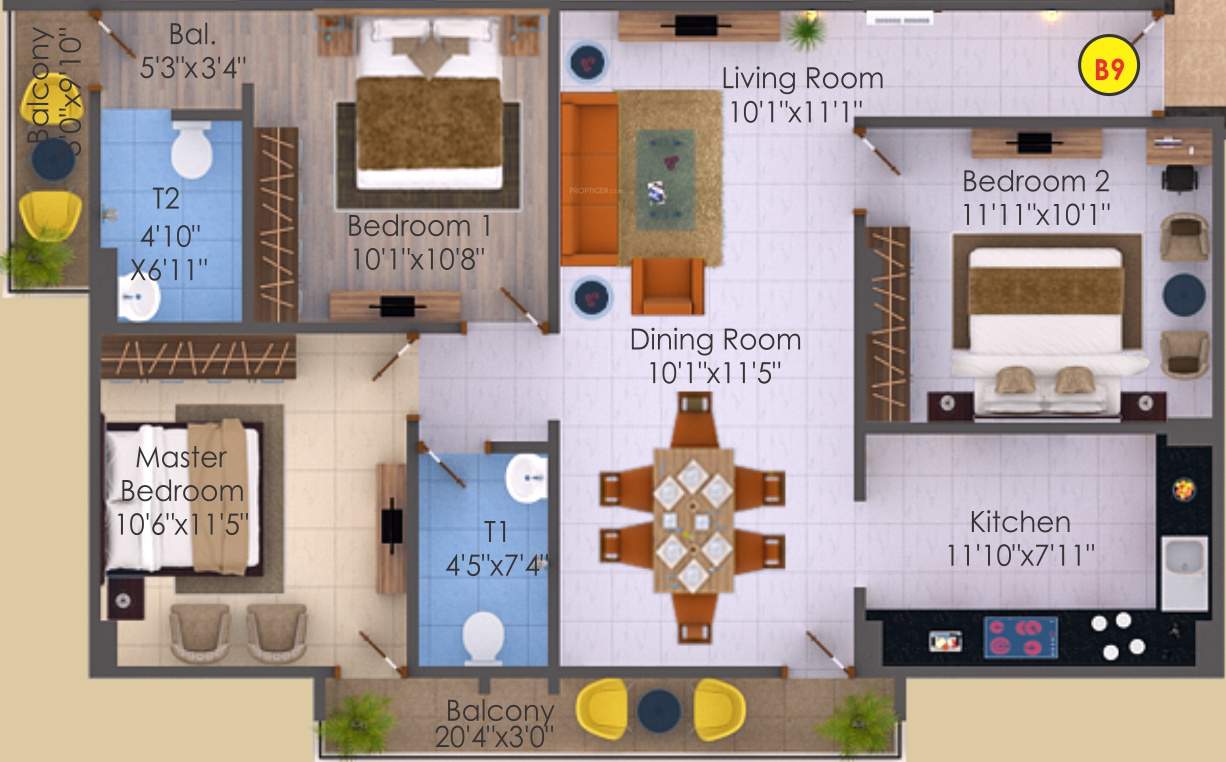  hh shyama enclave Floor Plan Floor Plan