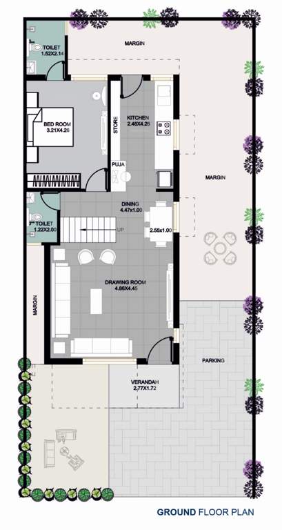  tathastu villa Floor Plan Ground Floor Plan