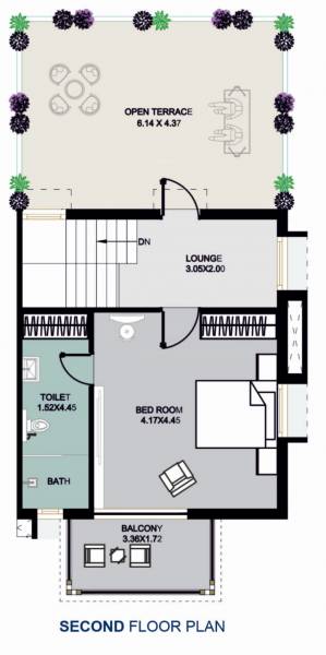  tathastu-villa Floor Plan Second Floor Plan