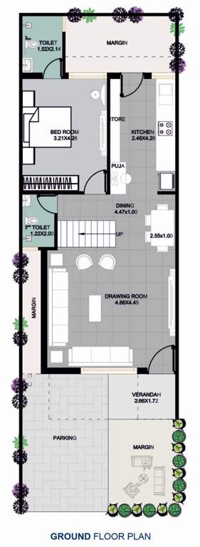  tathastu villa Floor Plan Ground Floor Plan