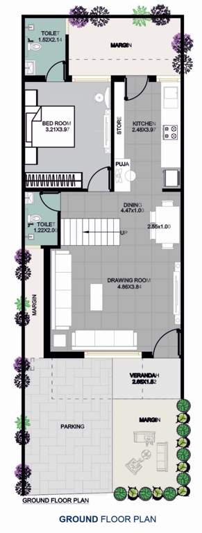  tathastu villa Floor Plan Ground Floor Plan