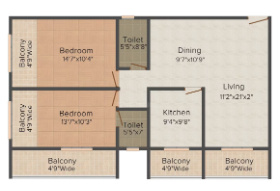  apartments Floor Plan Floor Plan