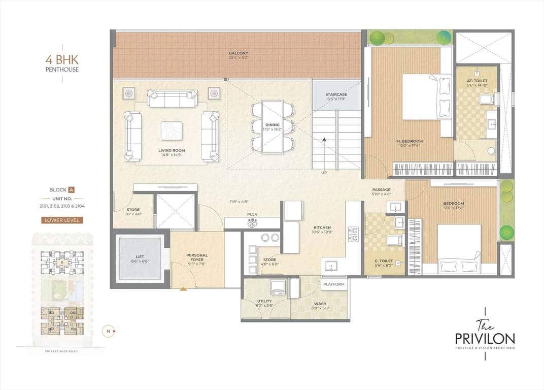 the privilon Floor Plan Floor Plan
