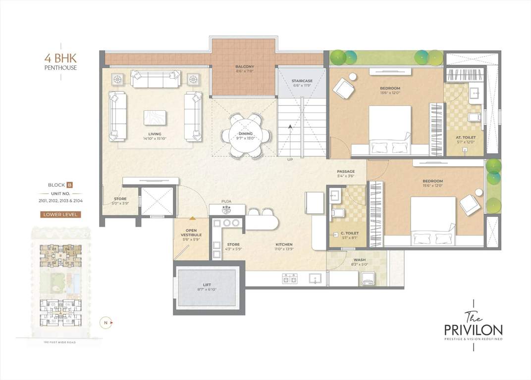 the privilon Floor Plan Floor Plan